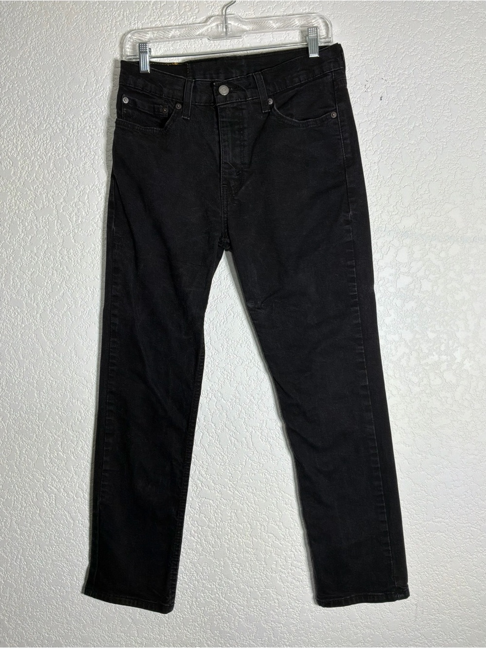 Levis 511 Slim Fit Jeans Mens Washed Black Denim Pants Size 32 X 29